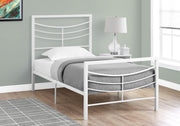 47.75" Metal Frame Twin Size Bed