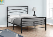 47.75" Black Metal Frame Full Size Bed