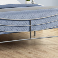 47.75" Silver Metal Frame Full Size Bed