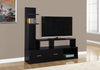 60" Particle Board, Hollow Core, MDF TV Stand with a Display Tower