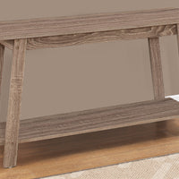 22.5" Dark Taupe Particle Board and Laminate TV Stand