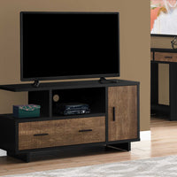23.75" Particle Board, Laminate, and MDF TV Stand with Storage