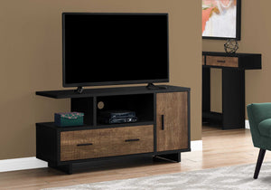 23.75" Particle Board, Laminate, and MDF TV Stand with Storage