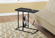23.75" Metal Accent Table with a Magazine Rack