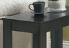 21.5" Black Particle Board, Laminate, and MDF Accent Table