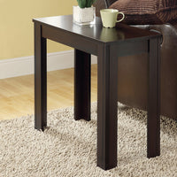 21.5" Cappuccino Particle Board, Laminate, and MDF Accent Table