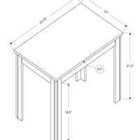 21.5" Cappuccino Particle Board, Laminate, and MDF Accent Table