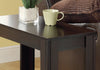 21.5" Cappuccino Particle Board, Laminate, and MDF Accent Table