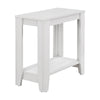22" White Particle Boards Accent Table
