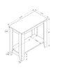 22" Cappuccino Particle Boards Accent Table