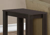 22" Cappuccino Particle Boards Accent Table