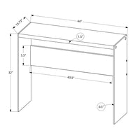 32" Grey Cement Particle Board and Clear Tempered Glass Accent Table