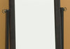 60" Cappuccino Solid Wood and MDF Frame Mirror