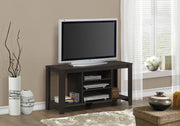 24.25" Cappuccino Particle Board and Laminate TV Stand