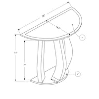 32.5" MDF Accent Table