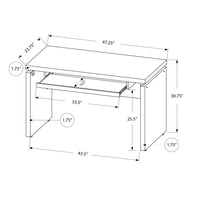 30.75" Particle Board Computer Desk