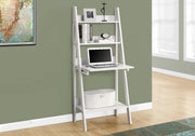 61" Particle Board and Laminate Ladder Style Bookcase