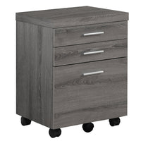 25.25" Particle Board and MDF Filing Cabinet with 3 Drawers