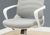 37.75" White Foam, MDF, Polypropylene, and Metal Multi Position Office Chair