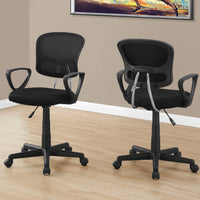 33" Foam, Metal, and Polypropylene Multi Position Office Chair