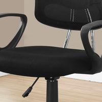 33" Foam, Metal, and Polypropylene Multi Position Office Chair