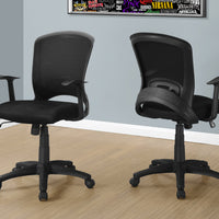 35.5" Foam, MDF, Polypropylene, and Metal Multi Position Office Chair