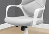 45.75" Foam, White Polypropylene, MDF, and Metal High Back Office Chair