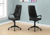 45.75" Black Foam, Black Polypropylene, MDF, and Metal High Back Office Chair