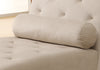 CHAISE LOUNGER - TAUPE VELVET FABRIC