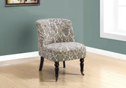 30.75" Linen, Cotton, Foam, and Solid Wood Accent Chair