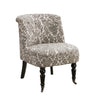 30.75" Linen, Cotton, Foam, and Solid Wood Accent Chair