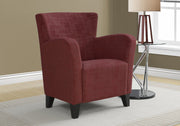 35" Brushed Velvet, Foam, and Solid Wood Accent Chair