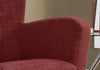 35" Brushed Velvet, Foam, and Solid Wood Accent Chair