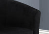 45.5" Black Floral Velvet, Foam, and Solid Wood Two Piece Accent Chair Set