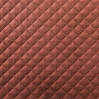 45.5" Dusty Rose Quilted Fabric, Foam, and Solid Wood Two Piece Accent Chair Set