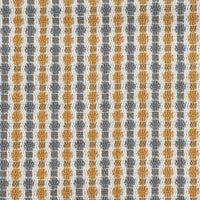 31.5" Gold-Grey Abstract Dot Polyester, Foam, and Solid Wood Accent Chair