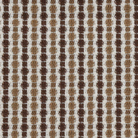 31.5" Light-Dark Brown Abstract Dot Polyester, Foam, & Solid Wood Accent Chair