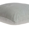 18" X 0.5" X 18" Transitional Gray Solid Pillow Cover