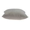 18" X 0.5" X 18" Transitional Gray Solid Pillow Cover