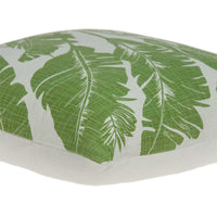 20" X 0.5" X 20" Tropical Green Pillow Cover