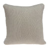 20" X 0.5" X 20" Transitional Beige Pillow Cover