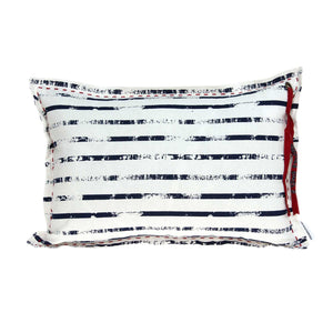 20" X 0.5" X 14" Nautical White Pillow Cover