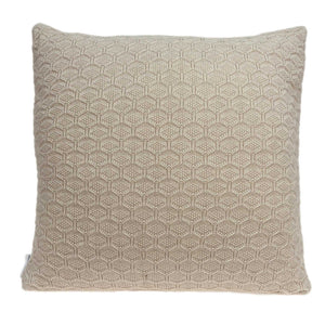 20" X 0.5" X 20" Charming Transitional Tan Pillow Cover