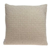 20" X 0.5" X 20" Charming Transitional Tan Pillow Cover