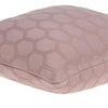 20" X 0.5" X 20" Transitional Pink Cotton Pillow Cover