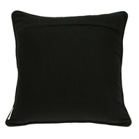 20" X 0.5" X 20" Transitional Black and White Pillow Cover