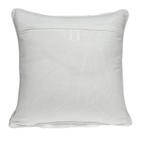 20" X 0.5" X 20" Transitional Gray and White Pillow Cover