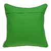 20" X 0.5" X 20" Transitional Green and White Pillow Cover