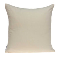 20" X 0.5" X 14" Transitional Beige Cotton Accent Pillow Cover