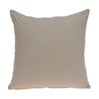 20" X 0.5" X 20" Beautiful Transitional Tan Pillow Cover
